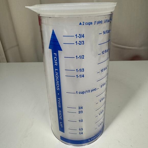 Pampered Chef Measure All 2 Cup Measuring Tube Wet Dry Liquids Solid #2225 EUC - Picture 2 of 3